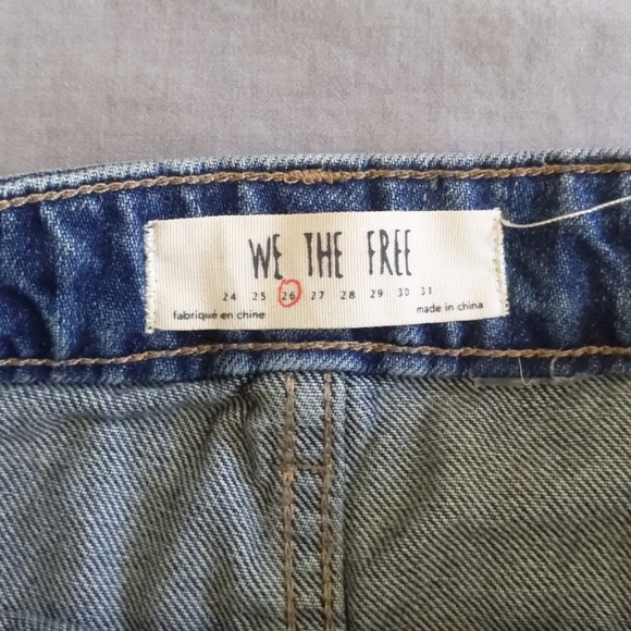 Free people zip jean 26 skirt copper blue BNWT - Picture 3 of 4